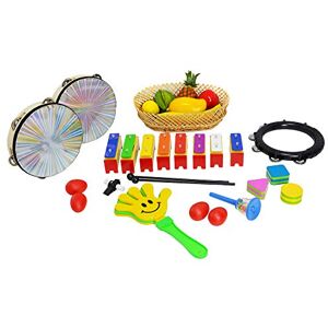 A-Star 20 Piece Music Therapy Percussion Set with Storage Tub, Educational Sensory Musical Instruments for Children A-Star 20 Piece Music Therapy Percussion Set with Storage Tub, Educational Sensory Musical Instruments for Children