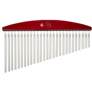 Meinl Percussion Headliner Series Chime Small Musical Instrument with 27 Sound Bars 1-row Wood and Aluminum, Red and Silver (HCH1R) Meinl Percussion Headliner Series Chime Small Musical Instrument with 27 Sound Bars 1-row Wood and Aluminum, Red and Silver (HCH1R)