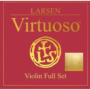 LARSEN STRINGS Strings for Violin Virtuoso Low Tension High Volume Easy to Play Set E with Ball Medium LARSEN STRINGS Strings for Violin Virtuoso Low Tension High Volume Easy to Play Set E with Ball Medium