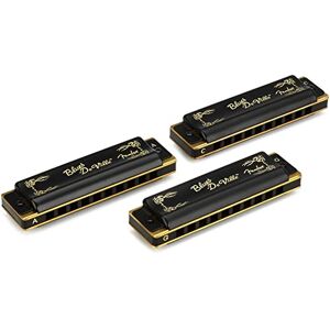 Fender Blues DeVille Harmonicas 3-Pack Incl. Case Fender Blues DeVille Harmonicas 3-Pack Incl. Case