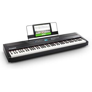 Alesis Recital Pro Digital Piano Keyboard with 88 Weighted Hammer Action Keys, 12 Premium Voices and Built-In Speakers Alesis Recital Pro Digital Piano Keyboard with 88 Weighted Hammer Action Keys, 12 Premium Voices and Built-In Speakers