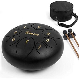 Kmise Steel Tongue Drum-8 Inch 11 Notes- Handpan Drum Kit Tank Drum Percussion Instrument with Drum Mallets Carry Bag Music Book for Beginner Adult Kids (8 inch) Kmise Steel Tongue Drum-8 Inch 11 Notes- Handpan Drum Kit Tank Drum Percussion Instrument with Drum Mallets Carry Bag Music Book for Beginner Adult Kids (8 inch)