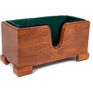 Gewa Cello Stand Wood For All Cello Sizes Velvet Lining With Cutouts for Endpin and Bow Gewa Cello Stand Wood For All Cello Sizes Velvet Lining With Cutouts for Endpin and Bow