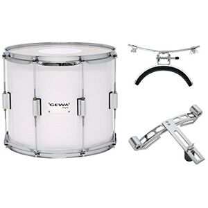 Gewa marching drum/tenor drum, birch shell white, 14 x 12", 8 tension rods, Remo USA heads, incl. vent plate and knee rest Gewa marching drum/tenor drum, birch shell white, 14 x 12", 8 tension rods, Remo USA heads, incl. vent plate and knee rest