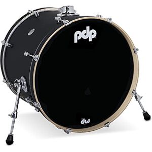 Pacific Drums Concept Maple Bass Drum, 22" x 18", Satin Black Finish Ply Features a European Maple shell, innovative DW drum hardware, and more Pacific Drums Concept Maple Bass Drum, 22" x 18", Satin Black Finish Ply Features a European Maple shell, innovative DW drum hardware, and more