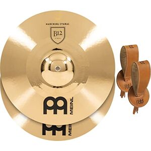 Meinl Cymbals Meinl 18 inch B12 Bronze Medium Pair Marching Cymblas Meinl Cymbals Meinl 18 inch B12 Bronze Medium Pair Marching Cymblas