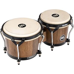 Meinl Percussion Bongos Headliner Wood 2 hand drums with 6.75 and 8 inches including tuning key Siam Oak, Brown (HTB100WB-M) Meinl Percussion Bongos Headliner Wood 2 hand drums with 6.75 and 8 inches including tuning key Siam Oak, Brown (HTB100WB-M)