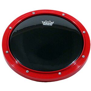 REMO RT-0008-58 8" Red Tunable Practice Pad with Ambassador Ebony Drumhead REMO RT-0008-58 8" Red Tunable Practice Pad with Ambassador Ebony Drumhead