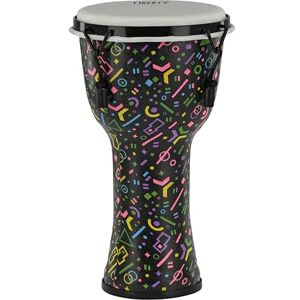 Gewa Liberty Djembé Mechanically Tuned Diameter: 8" (20.3 cm), Height: 16.5" (41.2 cm) Number of Tension Hooks: 4 Pattern: Crazy Neon Gewa Liberty Djembé Mechanically Tuned Diameter: 8" (20.3 cm), Height: 16.5" (41.2 cm) Number of Tension Hooks: 4 Pattern: Crazy Neon