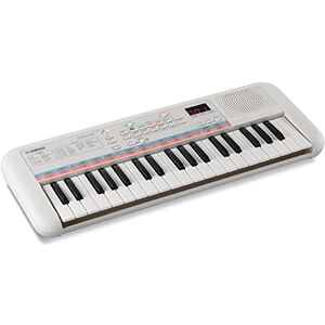 Yamaha Remie PSS-E30 Portable and Lightweight Keyboard for Young Children, 47 Built-in Voices, 74 Sound Effects and a Quiz Mode, Fun Learning Instrument, in White Yamaha Remie PSS-E30 Portable and Lightweight Keyboard for Young Children, 47 Built-in Voices, 74 Sound Effects and a Quiz Mode, Fun Learning Instrument, in White