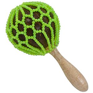 A-Star Handmade Beaded Afuche Shekere Cabasa 25cm Shaker Maraca A-Star Handmade Beaded Afuche Shekere Cabasa 25cm Shaker Maraca