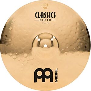 Meinl Cymbals Classics Custom Brilliant Crash Medium Cymbal 16 inch (Video) for Drum Set (40,64cm) B12 Bronze, Brilliant Finish, Made in Germany (CC16MC-B) Meinl Cymbals Classics Custom Brilliant Crash Medium Cymbal 16 inch (Video) for Drum Set (40,64cm) B12 Bronze, Brilliant Finish, Made in Germany (CC16MC-B)
