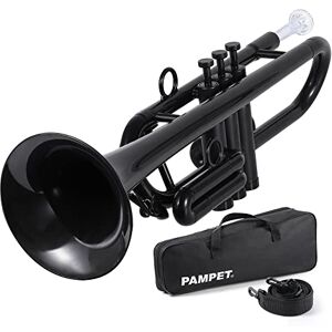 PAMPET Professional Plastic Trumpet C trumpet (Black) PAMPET Professional Plastic Trumpet C trumpet (Black)
