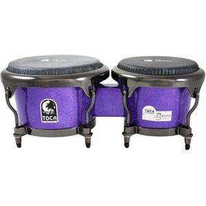 TOCA Bongo Jimmie Morales 7" & 8 1/2" fiberglass violet sparkle TOCA Bongo Jimmie Morales 7" & 8 1/2" fiberglass violet sparkle