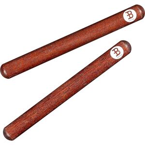 Meinl Percussion Wood Claves Deluxe 1 Pair of Cylindrical Claves Musical Instrument Walnut, Natural (CL18) Meinl Percussion Wood Claves Deluxe 1 Pair of Cylindrical Claves Musical Instrument Walnut, Natural (CL18)