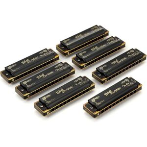 Fender Blues DeVille Harmonicas 7-Pack With Case Fender Blues DeVille Harmonicas 7-Pack With Case