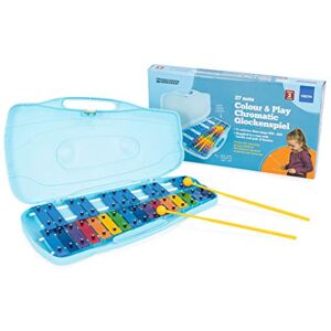 Percussion Workshop KB27N 27 Colour Note Chromatic Glockenspiel with Case Multi-coloured Percussion Workshop KB27N 27 Colour Note Chromatic Glockenspiel with Case Multi-coloured