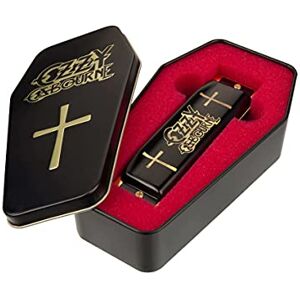 Hohner Ozzy Osbourne Harmonica C Major Coffin Box, Black/Gold (M666) Hohner Ozzy Osbourne Harmonica C Major Coffin Box, Black/Gold (M666)