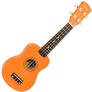 VINTAGE Laka Rainbow Series Soprano Ukulele & Carry Bag ~ Orange VINTAGE Laka Rainbow Series Soprano Ukulele & Carry Bag ~ Orange