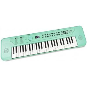RockJam 49 Key Keyboard Piano, Portable Electronic Music Keyboard with Speakers, USB-C Power or Battery Operation, Headphone Input, 200 Tones, 200 Rhythms, 50 Songs, Record & Playback, Note Stickers & Lessons RockJam 49 Key Keyboard Piano, Portable Electronic Music Keyboard with Speakers, USB-C Power or Battery Operation, Headphone Input, 200 Tones, 200 Rhythms, 50 Songs, Record & Playback, Note Stickers & Lessons