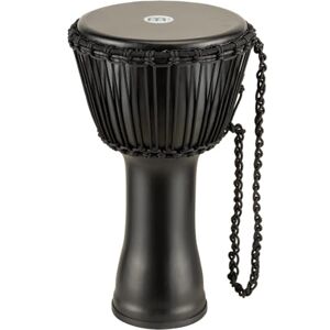 Meinl Percussion Rope Travel Djembe Medium Sized Handdrum With Goat Head Diameter 10 Inches Plastic, Black (PADJ4-M-G) Meinl Percussion Rope Travel Djembe Medium Sized Handdrum With Goat Head Diameter 10 Inches Plastic, Black (PADJ4-M-G)