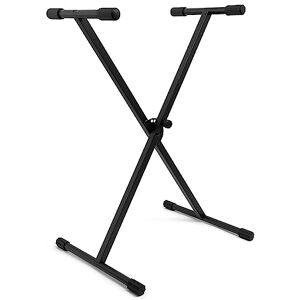 Tiger KYS77-BK X-Frame Keyboard Stand Height Adjustable Single Braced for Keyboards, Synthesisers and Digital Pianos Black Tiger KYS77-BK X-Frame Keyboard Stand Height Adjustable Single Braced for Keyboards, Synthesisers and Digital Pianos Black