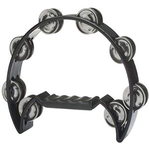 Stagg TAB-2 BK Half Moon Tambourine with 16 Jingles Black Stagg TAB-2 BK Half Moon Tambourine with 16 Jingles Black