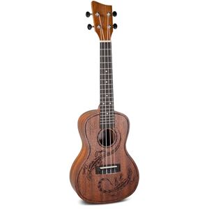 Gewa Concert Ukulele Manoa Wildlife Body Sapelli Laser Design Marlin Jump Natural satin finish incl. padded Gig Bag K-CO-MAR Gewa Concert Ukulele Manoa Wildlife Body Sapelli Laser Design Marlin Jump Natural satin finish incl. padded Gig Bag K-CO-MAR