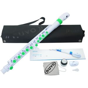 Nuvo jFlute 2.0 in white and green Nuvo jFlute 2.0 in white and green