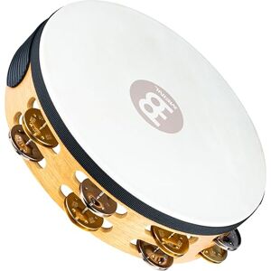 Meinl Percussion Traditional Headed Tambourine With Goat Skin Head 10-inch Diameter Siam Oak / Steel and Brass, Natural (TAH2M-SNT) Meinl Percussion Traditional Headed Tambourine With Goat Skin Head 10-inch Diameter Siam Oak / Steel and Brass, Natural (TAH2M-SNT)