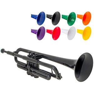 PINSTRUMENTS pTrumpet Plastic Trumpet with 3C and 5C Mouthpiece and Carry Bag Bb Student Black PINSTRUMENTS pTrumpet Plastic Trumpet with 3C and 5C Mouthpiece and Carry Bag Bb Student Black