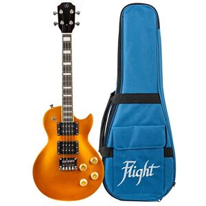 Flight Ukuleles Flight Centurion Vintage Burst Solid Body Electric Ukulele Gold top Flight Ukuleles Flight Centurion Vintage Burst Solid Body Electric Ukulele Gold top