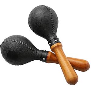 Musfunny Percussion Maracas Pair of Shakers Rattles Sand Hammer Percussion Instrument with ABS Plastic Shells and Wooden Handles for Live Performances and Recording Sessions Musfunny Percussion Maracas Pair of Shakers Rattles Sand Hammer Percussion Instrument with ABS Plastic Shells and Wooden Handles for Live Performances and Recording Sessions