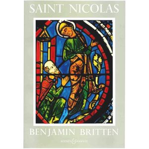 Saint Nicolas: A Cantata. op. 42. tenor solo, mixed choir (SATB), women's choir (SA), 4 boy's voices, string orchestra, piano (4 hands) and percussion. Réduction pour piano. Saint Nicolas: A Cantata. op. 42. tenor solo, mixed choir (SATB), women's choir (SA), 4 boy's voices, string orchestra, piano (4 hands) and percussion. Réduction pour piano.