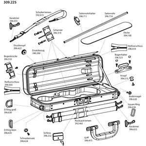 Gewa Replacement Blanket for Liuteria Concerto Violin Case Blue Gewa Replacement Blanket for Liuteria Concerto Violin Case Blue
