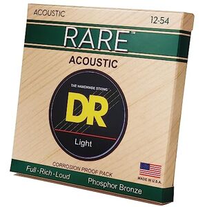 DR Strings RARE™ Phosphor Bronze Acoustic Guitar Strings: Light 12-54 DR Strings RARE™ Phosphor Bronze Acoustic Guitar Strings: Light 12-54