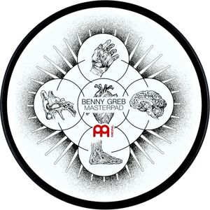 Meinl Cymbals Meinl MPP-6-BG 6 inch Benny Greb Artist Series Masterpad Practice Pad Meinl Cymbals Meinl MPP-6-BG 6 inch Benny Greb Artist Series Masterpad Practice Pad