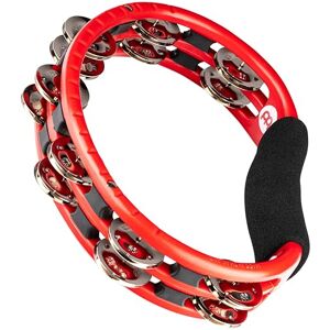 Meinl Percussion Headliner Hand Tambourine 2-Row Tambourine With Curved Handle ABS Plastic / Nickel-Plated Steel, Red / Silver (TMT1R) Meinl Percussion Headliner Hand Tambourine 2-Row Tambourine With Curved Handle ABS Plastic / Nickel-Plated Steel, Red / Silver (TMT1R)