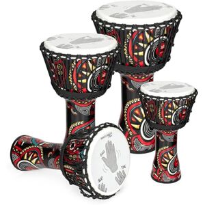 Percussion Plus Carnival Slap Djembe mixed 4 pack rope tuned Percussion Plus Carnival Slap Djembe mixed 4 pack rope tuned