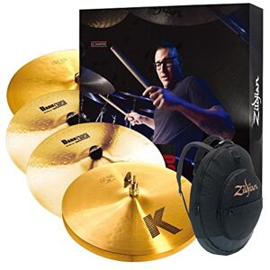 Zildjian KP100 K Series Cymbal Box Set 15" Hi-Hats, 19" Thin Crash, 22" Light Ride, 17" Thin Crash, TGIG, Bronze Zildjian KP100 K Series Cymbal Box Set 15" Hi-Hats, 19" Thin Crash, 22" Light Ride, 17" Thin Crash, TGIG, Bronze