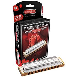 Hohner Marine Band 1896 Harmonica D Major M1896036X Hohner Marine Band 1896 Harmonica D Major M1896036X
