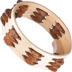Meinl Percussion Artisan Wood Tambourine 3-Row Tambourine 8-inch Diameter Maple / Bronze, Natural (AE-CTMA3BO) Meinl Percussion Artisan Wood Tambourine 3-Row Tambourine 8-inch Diameter Maple / Bronze, Natural (AE-CTMA3BO)