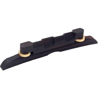 HUAJINGKEJI Height Adjustable Ebony Bridge Light Weight Mandolin Bridge Easy Use Guitar Accessories for Musicians Easy to Use HUAJINGKEJI Height Adjustable Ebony Bridge Light Weight Mandolin Bridge Easy Use Guitar Accessories for Musicians Easy to Use