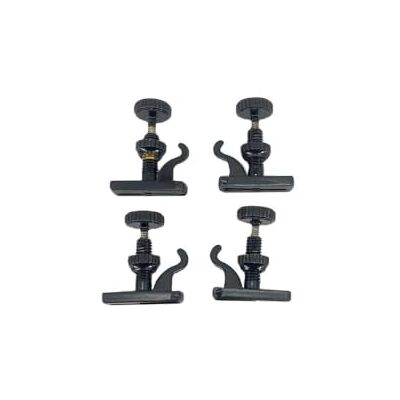 Cidegoo 4/8 Pcs Black&Golden Violin Fine Tuners Set Precise String Tuners Ideal For Beginners And Musician Players Cidegoo 4/8 Pcs Black&Golden Violin Fine Tuners Set Precise String Tuners Ideal For Beginners And Musician Players