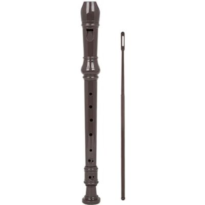 BIBABLYKE Professional Treble Flute 8 Hole Soprano Recorder Clarinet with Cleaning Rod Woodwind Instrument Beginner Student Soprano Recorder Removable Treble Flute for Beginners BIBABLYKE Professional Treble Flute 8 Hole Soprano Recorder Clarinet with Cleaning Rod Woodwind Instrument Beginner Student Soprano Recorder Removable Treble Flute for Beginners