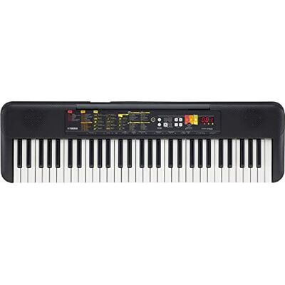 Yamaha PSR-F52 Digital Keyboard,Compact digital keyboard for beginners with 61 keys, 144 instrument voices and 158 accompaniment styles,black,920 mm × 266 mm × 73 mm Yamaha PSR-F52 Digital Keyboard,Compact digital keyboard for beginners with 61 keys, 144 instrument voices and 158 accompaniment styles,black,920 mm × 266 mm × 73 mm
