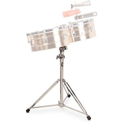Latin Percussion LP Timbaleständer höhenverstellbar, verchromter Stahl, doppelstrebig, für Tito Timbales und Timbalitos, LP980 Latin Percussion LP Timbaleständer höhenverstellbar, verchromter Stahl, doppelstrebig, für Tito Timbales und Timbalitos, LP980