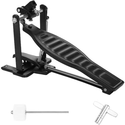 Juinrinet Drum Pedal Aluminum Alloy for Kids Rack Drums Beater yet sturdy aluminum alloy construction ensures quick response for kids; Beater included and Key Set. Juinrinet Drum Pedal Aluminum Alloy for Kids Rack Drums Beater yet sturdy aluminum alloy construction ensures quick response for kids; Beater included and Key Set.