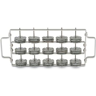 Latin Percussion LP Chocalhos Brazilian, galvanisierte Aluminium-Schellen, klein, leicht LP3601, Percussioninstrument, Glockenspiel, Schellenring,Silver Latin Percussion LP Chocalhos Brazilian, galvanisierte Aluminium-Schellen, klein, leicht LP3601, Percussioninstrument, Glockenspiel, Schellenring,Silver