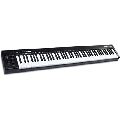 M-Audio Keystation 88 MK3 88 Key Semi Weighted MIDI Keyboard Controller for Complete Command of Virtual Synthesizers and DAW parameters M-Audio Keystation 88 MK3 88 Key Semi Weighted MIDI Keyboard Controller for Complete Command of Virtual Synthesizers and DAW parameters